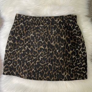 Leopard skirt